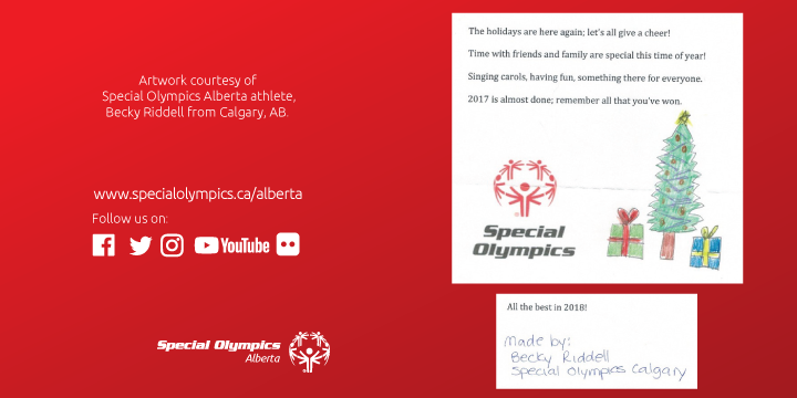 2017 Special Olympics Holiday Card