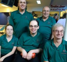Special Olympics Team BC bowlers
