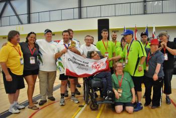 Flag Hand off to 2021 Games Host Strathcona County