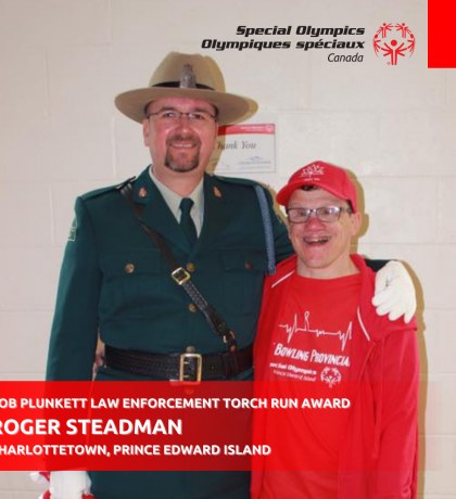 Special Olympics PEI, SOC National Awards, Roger Steadman