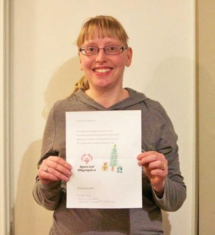 Becky Riddel creates 2017 Special Olympics Alberta holiday card