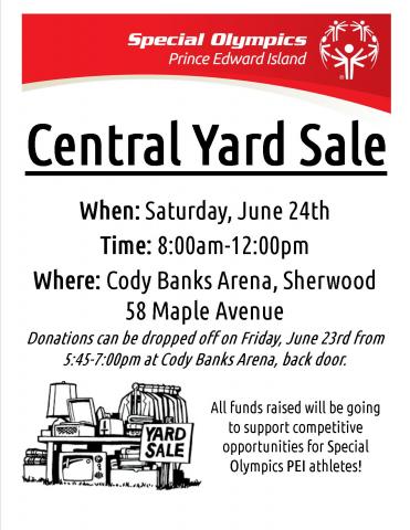 Central Region, Yard Sale, Poster