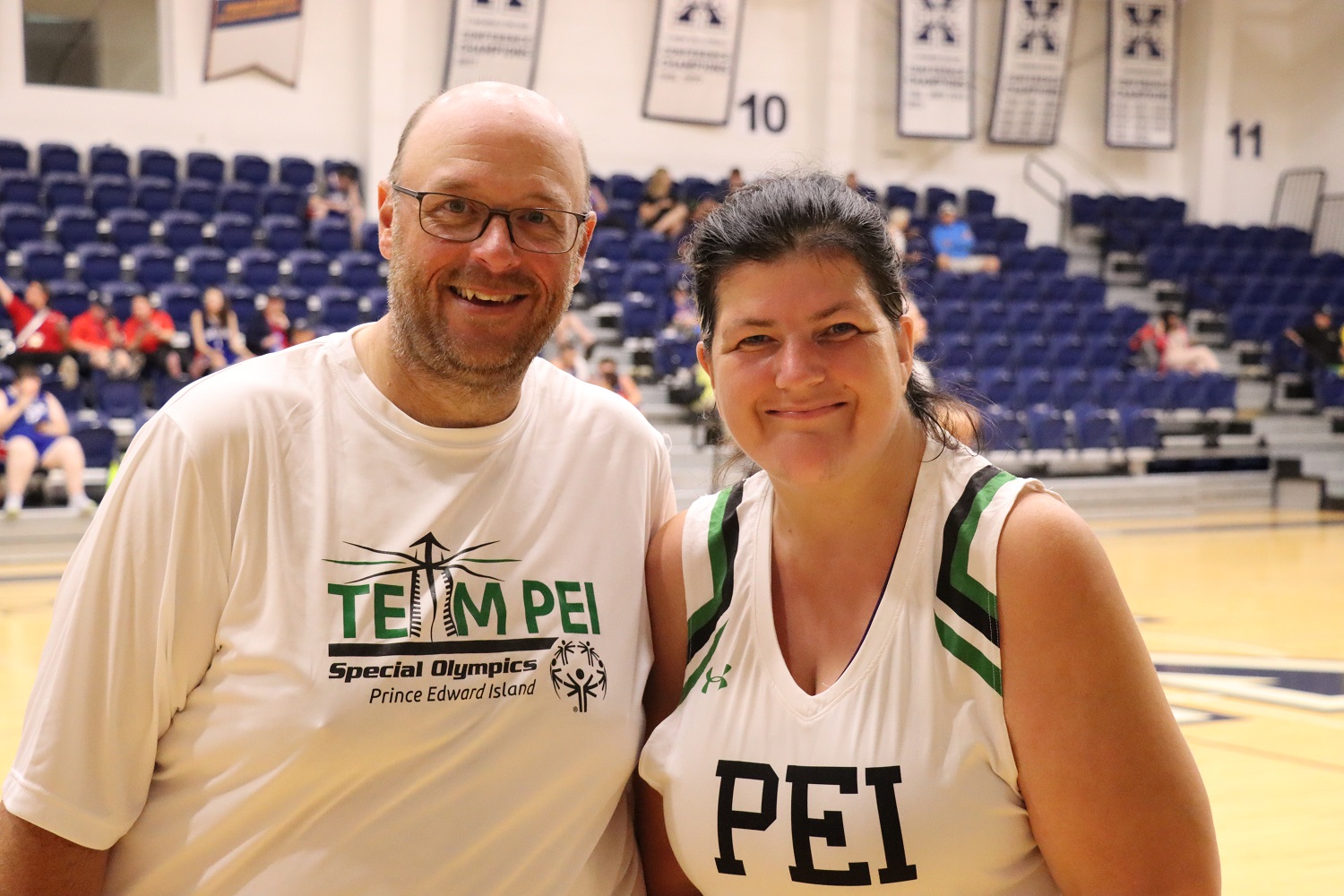 Special Olympics PEI, Basketball, Athlete with Coach