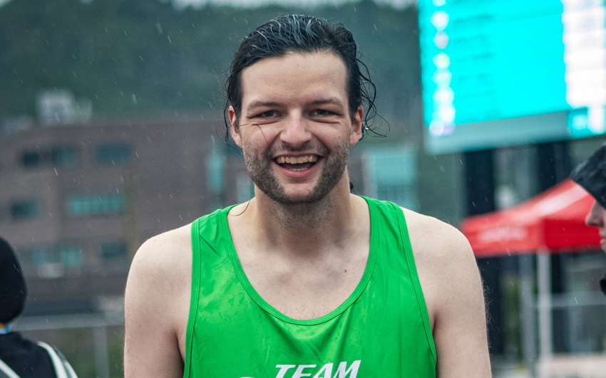 Special Olympics athlete, Keegan Waite, at the 2025 Canada Summer Games