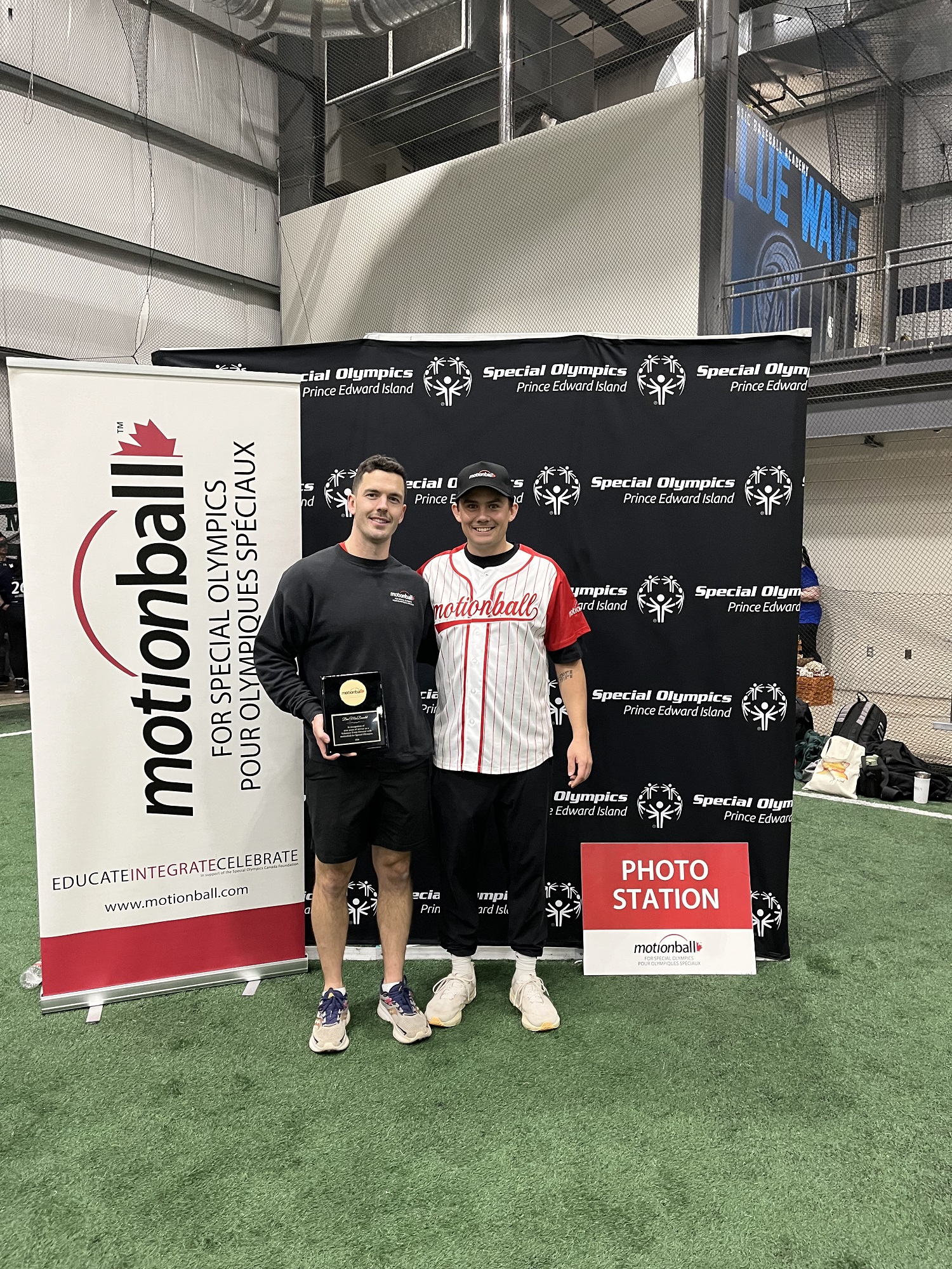 motionball PEI's Event Directors, Ben MacDonald and Ethan MacFadyen at the 2026 Marathon of Sport motionball PEI's Event Directors, Ben MacDonald and Ethan MacFadyen at the 2026 Marathon of Sport