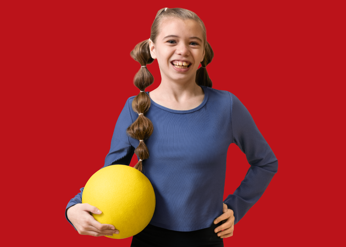 Sophia Gallant with red background. 