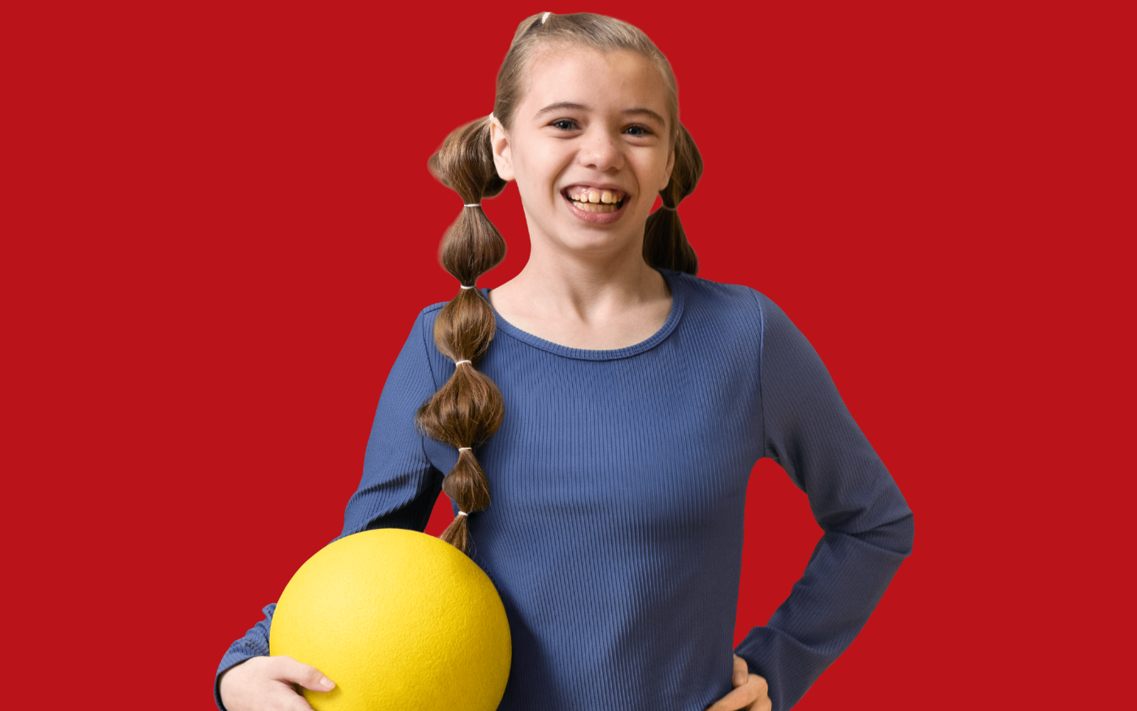 Sophia Gallant with red background. 
