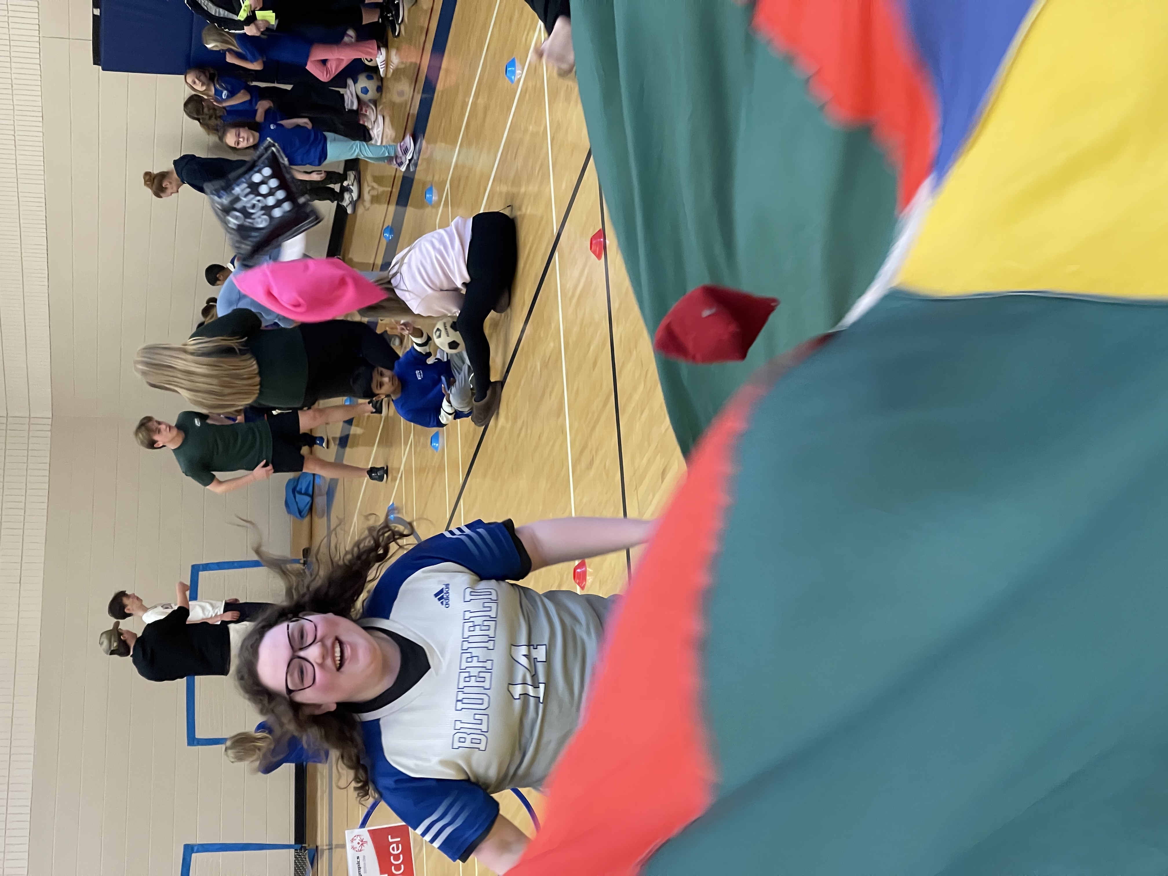 Special Olympics Fun day with Bluefield High School 