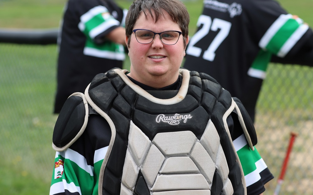 Special Olympics PEI, Softball, Athlete Playing Softball