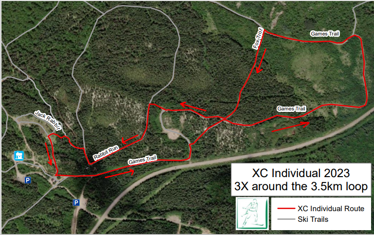 Satellite Photo of the Cross Country Course
