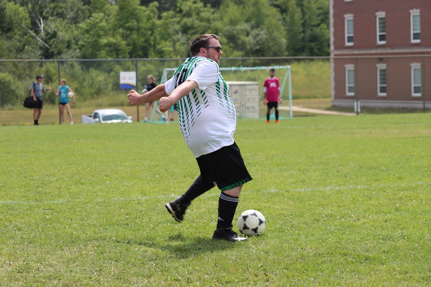 Team PEI 2026 Soccer athlete, Scottie Brouseau playing soccer