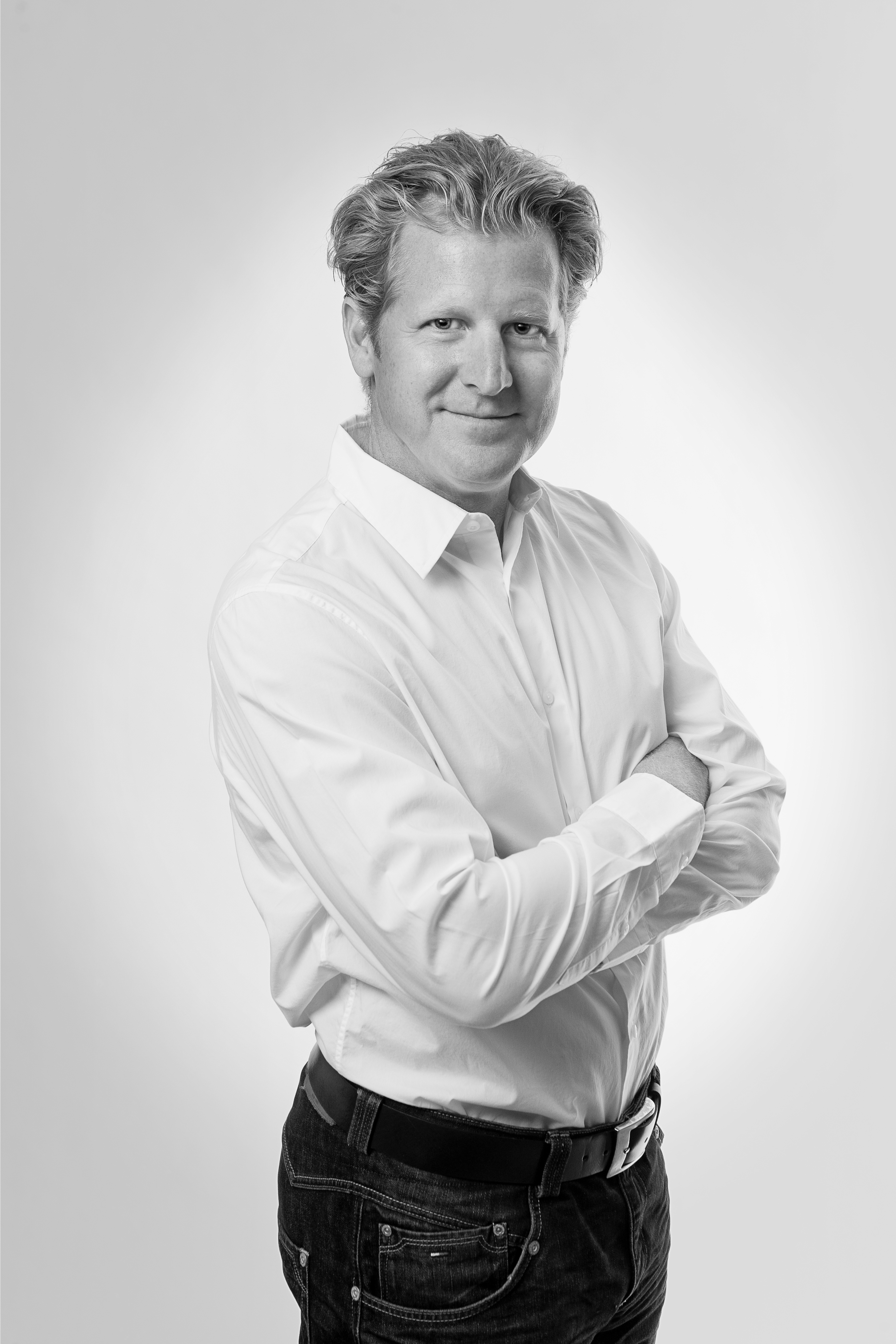 Headshot of a man in a dress shirt Headshot of a man in a dress shirt