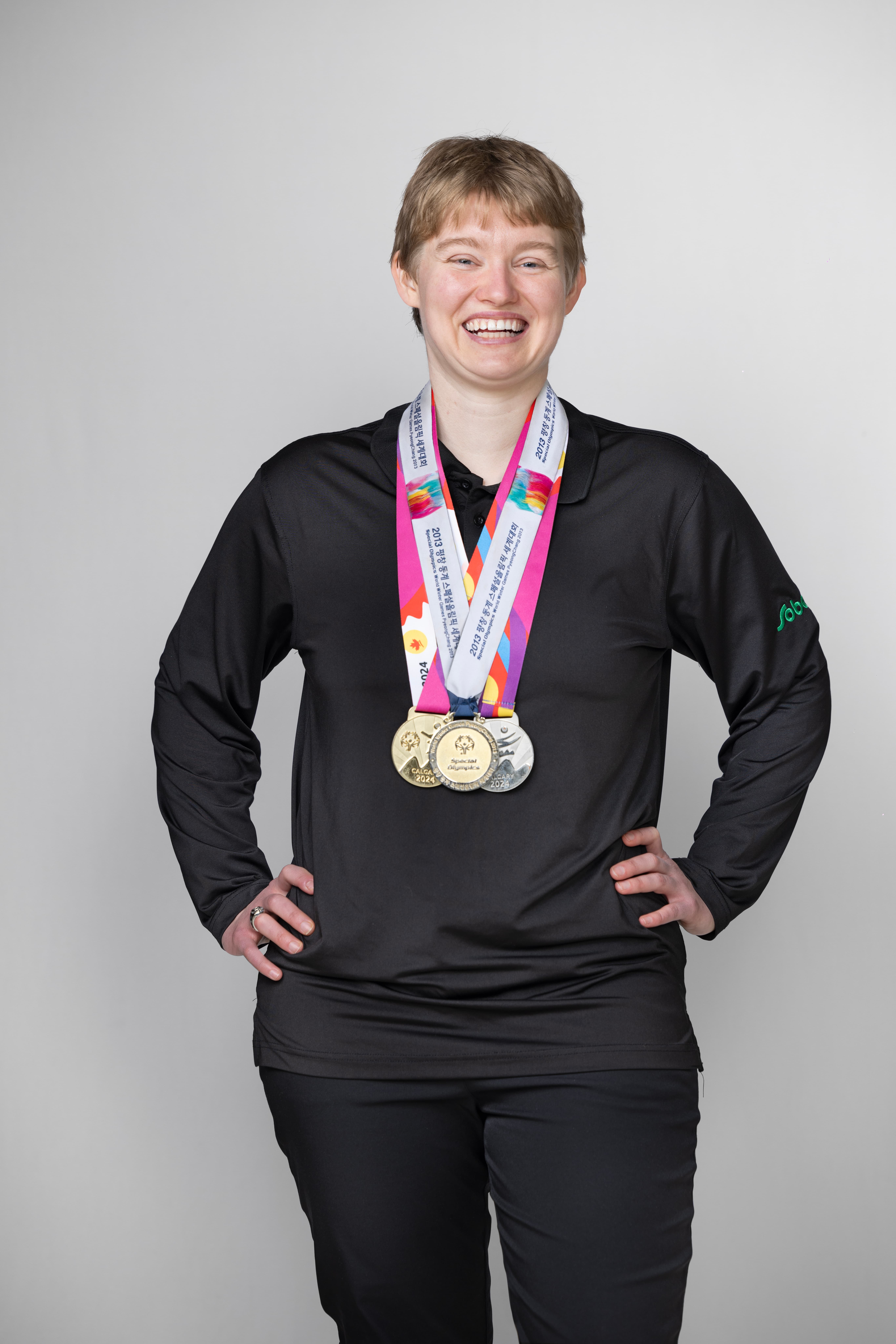 Special Olympics PEI, Empire Campaign, Athlete with Medals
