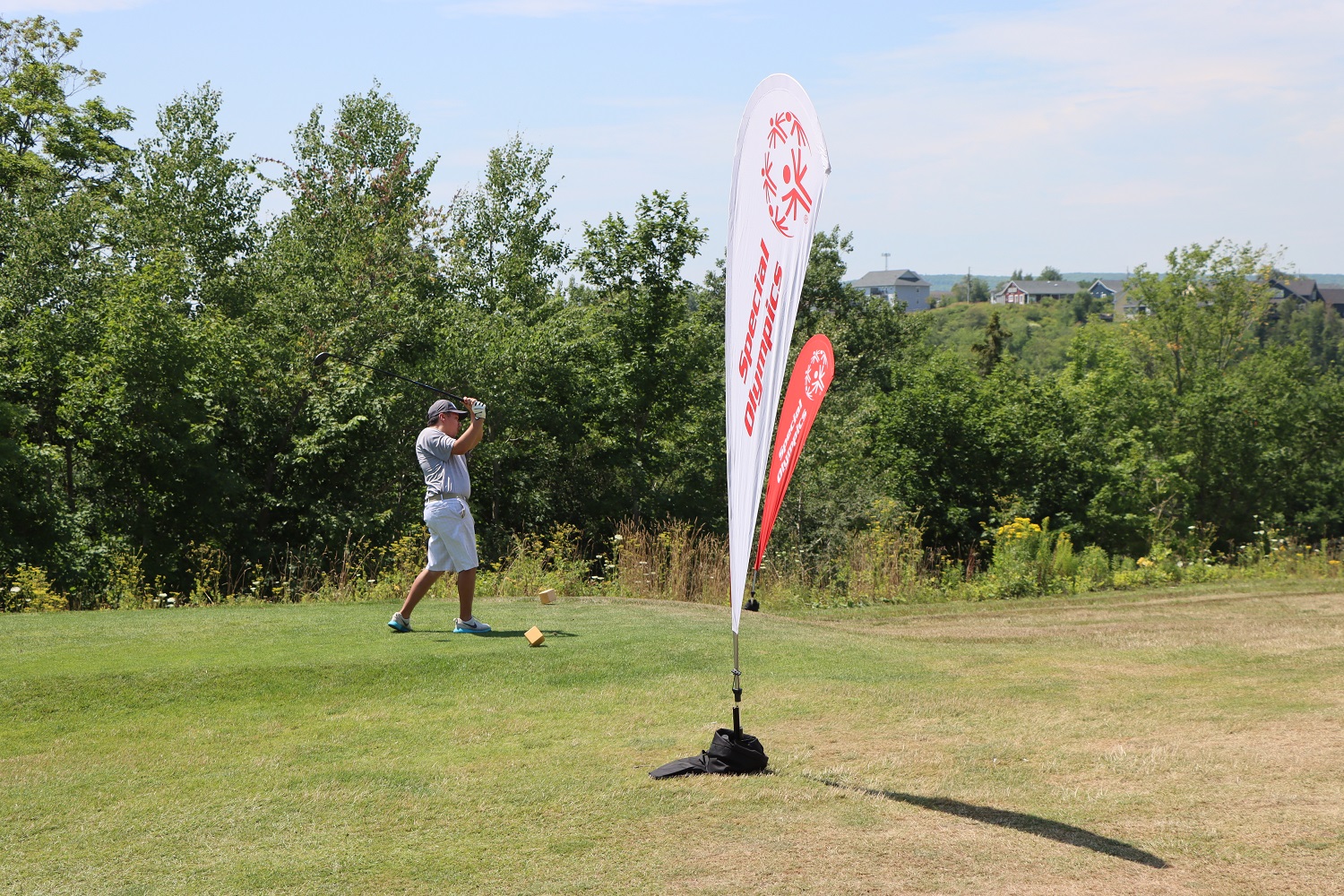 Team PEI 2026 Golf athlete, Matthew Jehn golfing