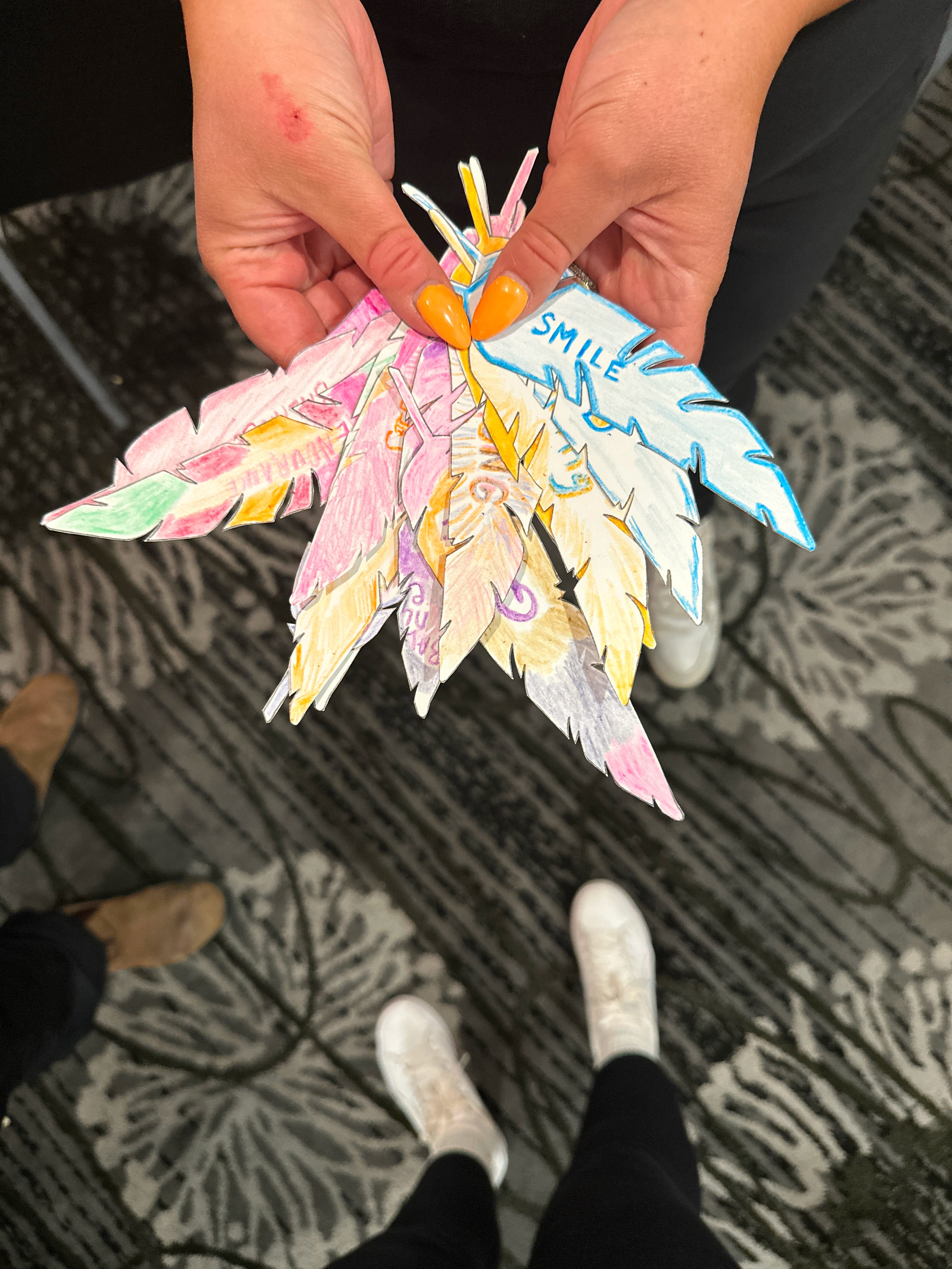 paper eagle feathers paper eagle feathers