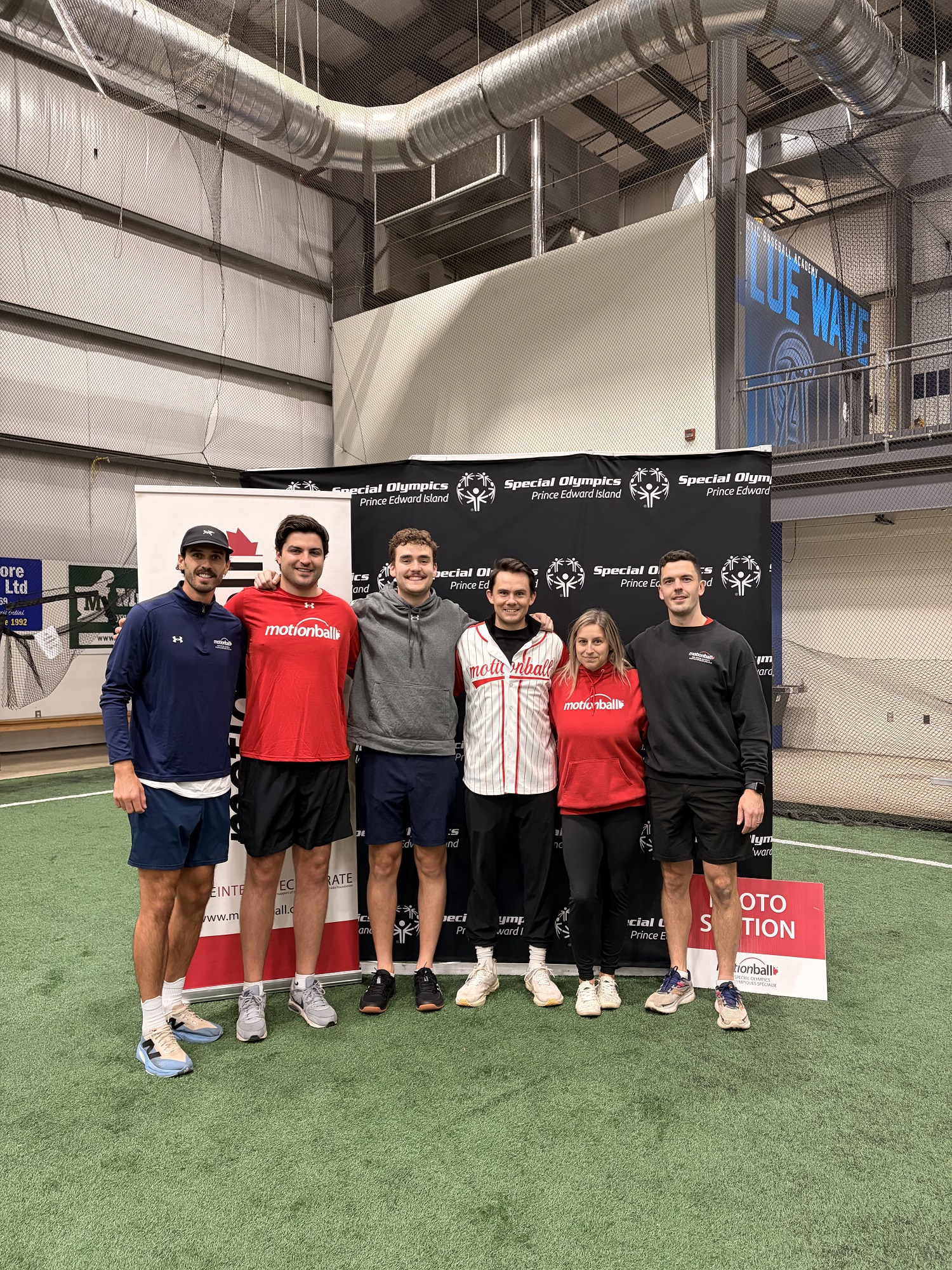 Members of motionball PEI's Committee stand for a group photo Members of motionball PEI's Committee stand for a group photo