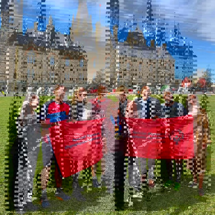 La visite Olympiques spéciaux Canada au Parlement : du point de vue d'un athlète