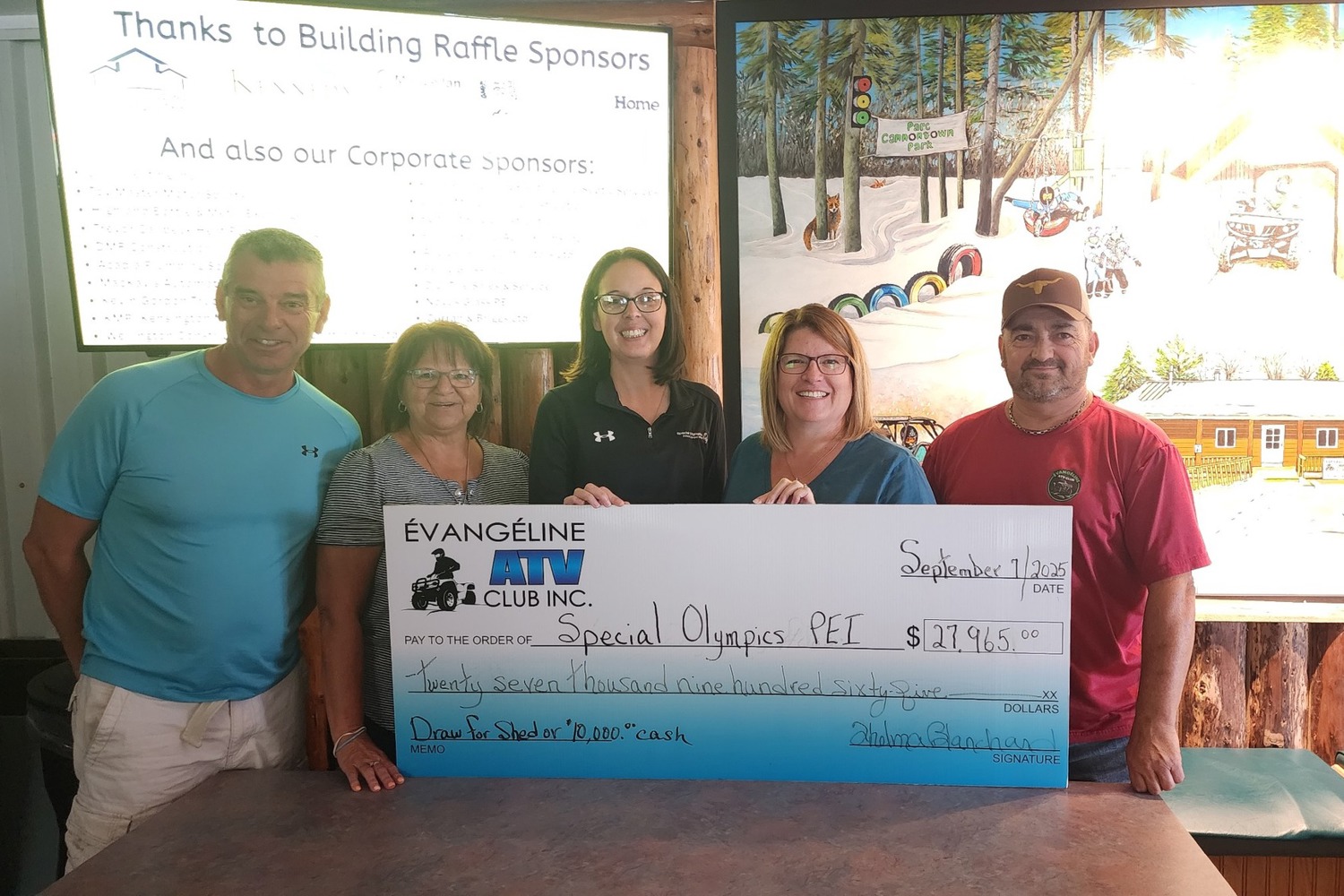 2025 Shed Raffle Fundraiser Success