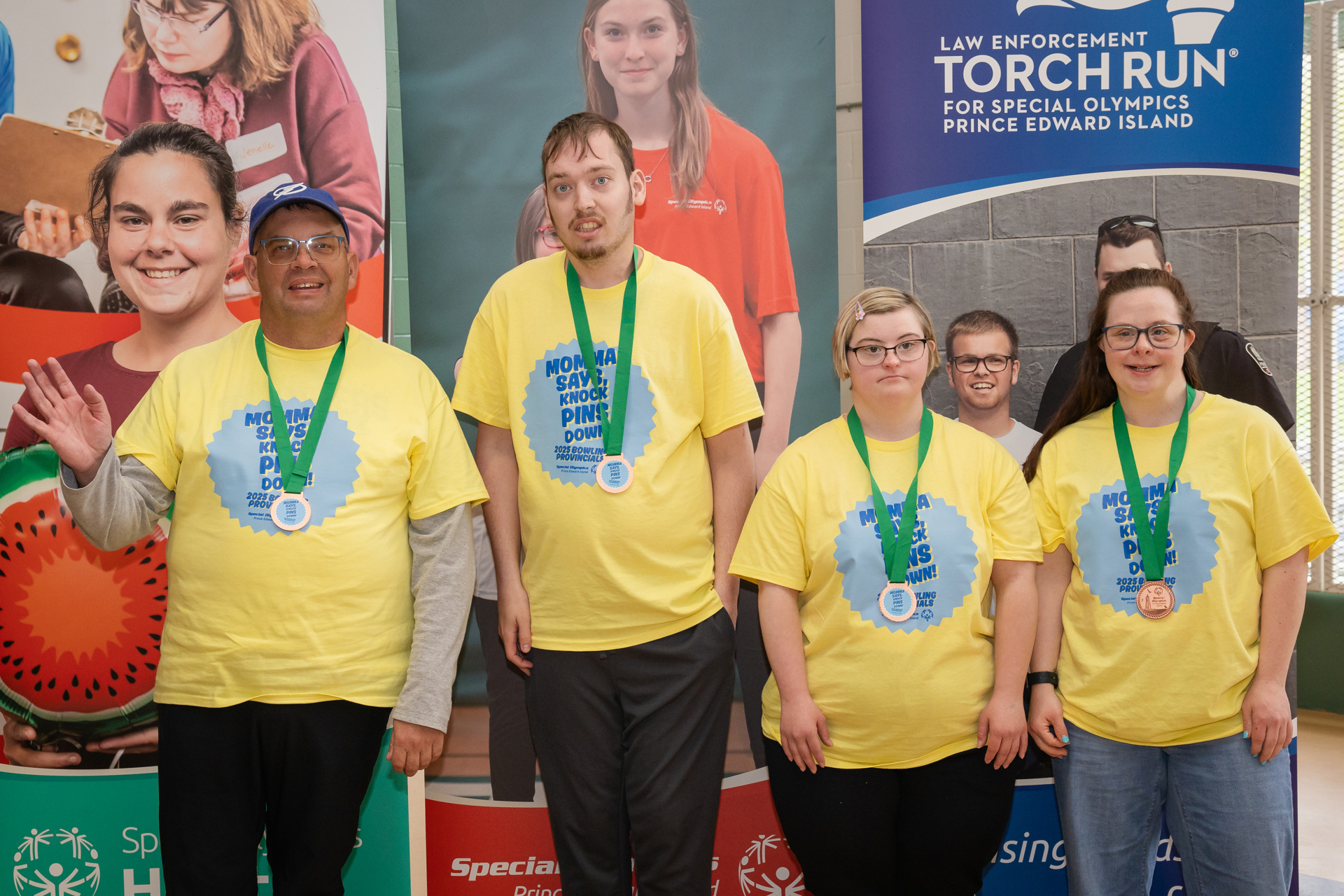 Special Olympics PEI, Bowling Provincials, 4 Athletes with Medals