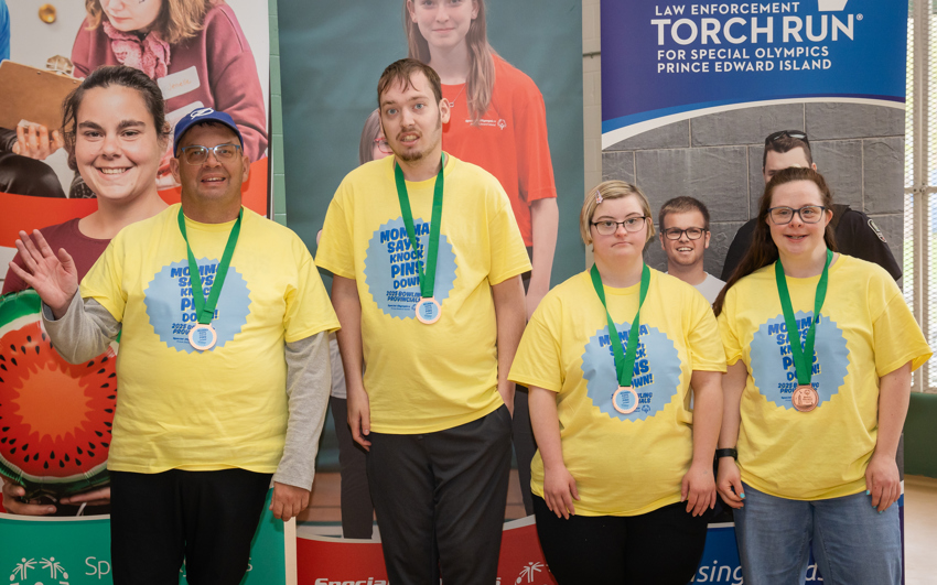 Special Olympics PEI, Bowling Provincials, 4 Athletes with Medals