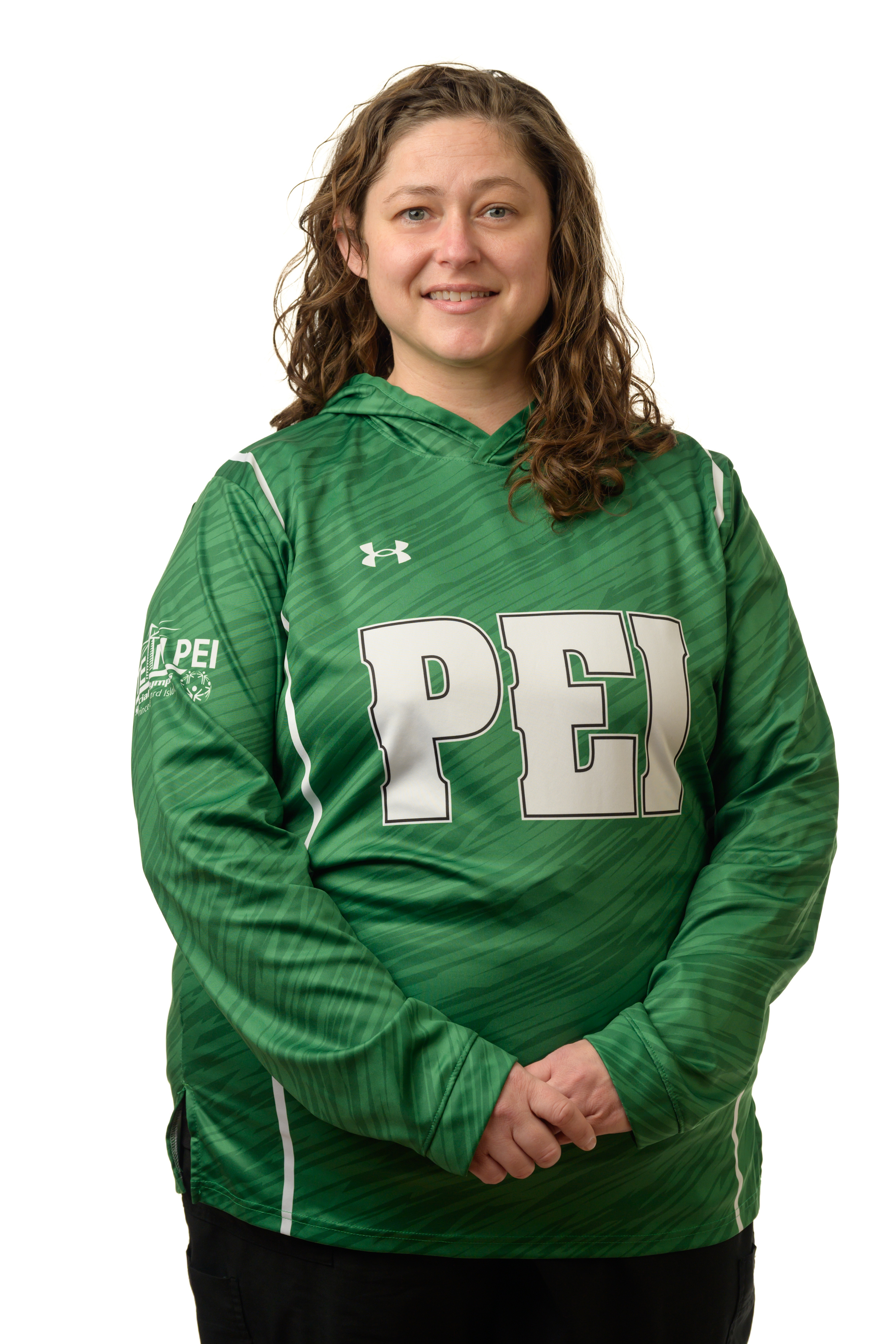 Team PEI 2026 Swimming coach, Taliena Howden, standing for a headshot 