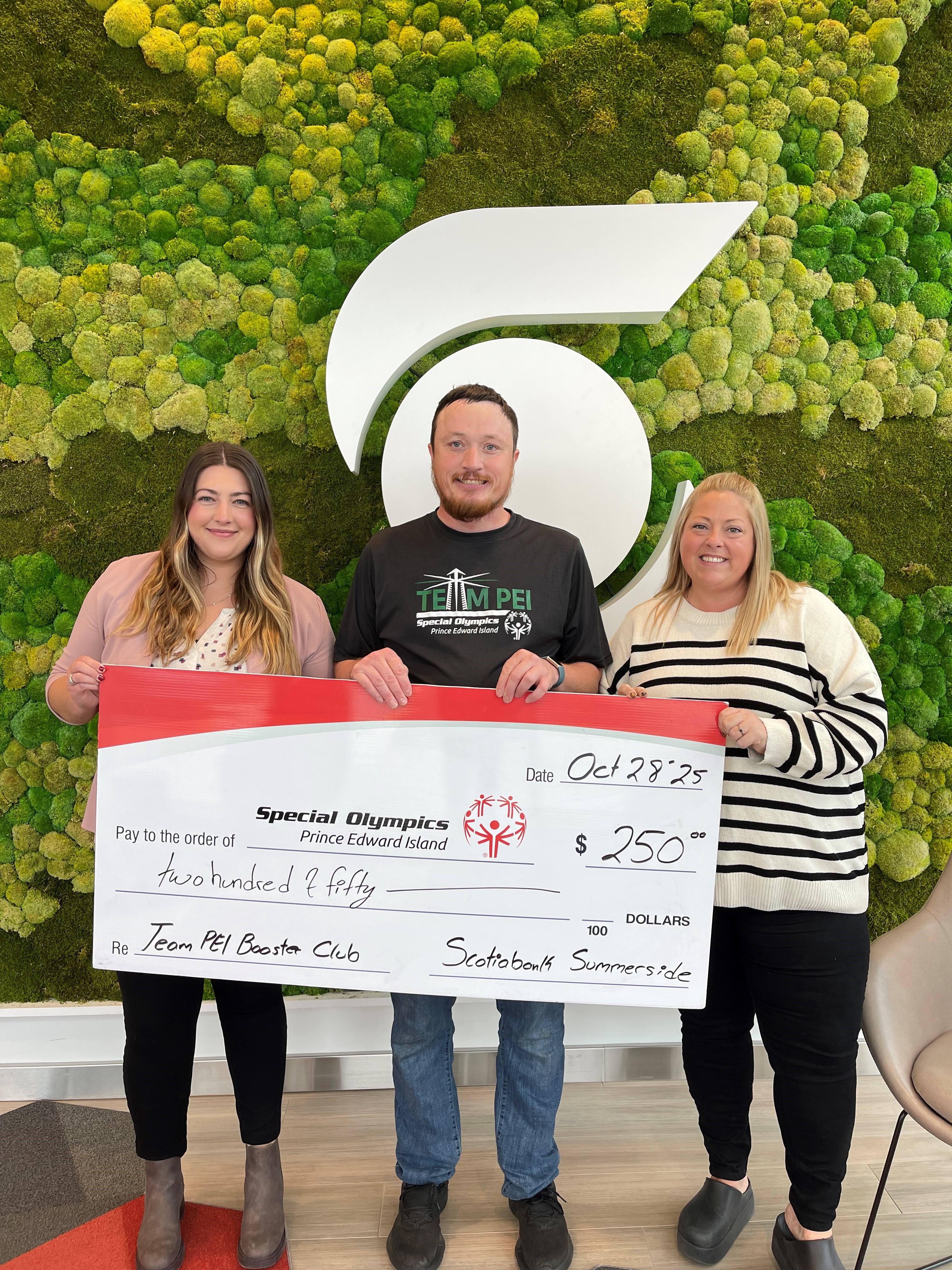 Scotiabank Booster Club Cheque Presentation Scotiabank Booster Club Cheque Presentation