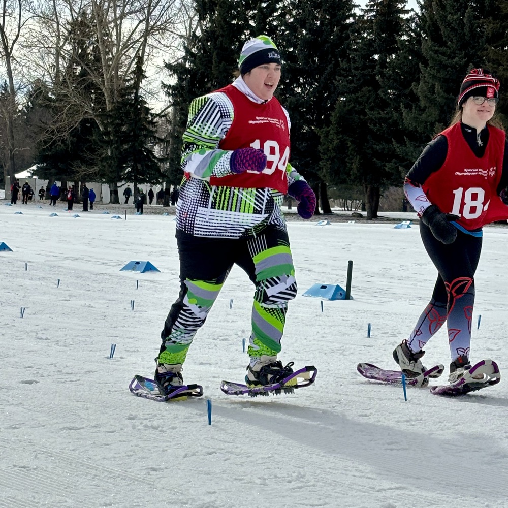 Special Olympics PEI, Team PEI 2024, National Games, Snowshoeing