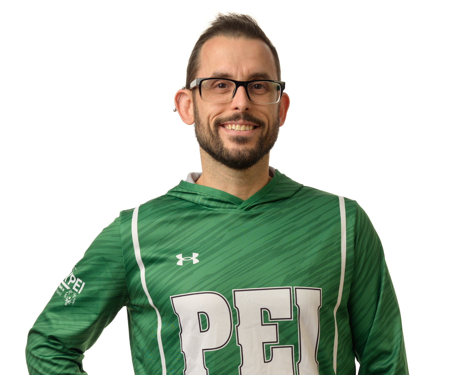 Team PEI 2026 Soccer coach, Jason Pereira, standing for a headshot 