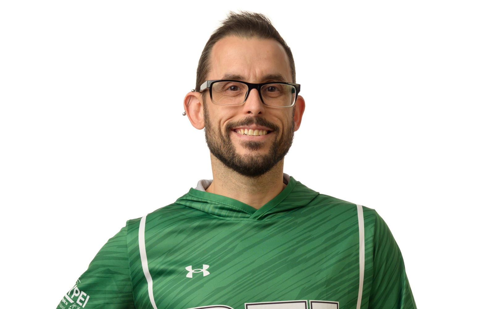 Team PEI 2026 Soccer coach, Jason Pereira, standing for a headshot 