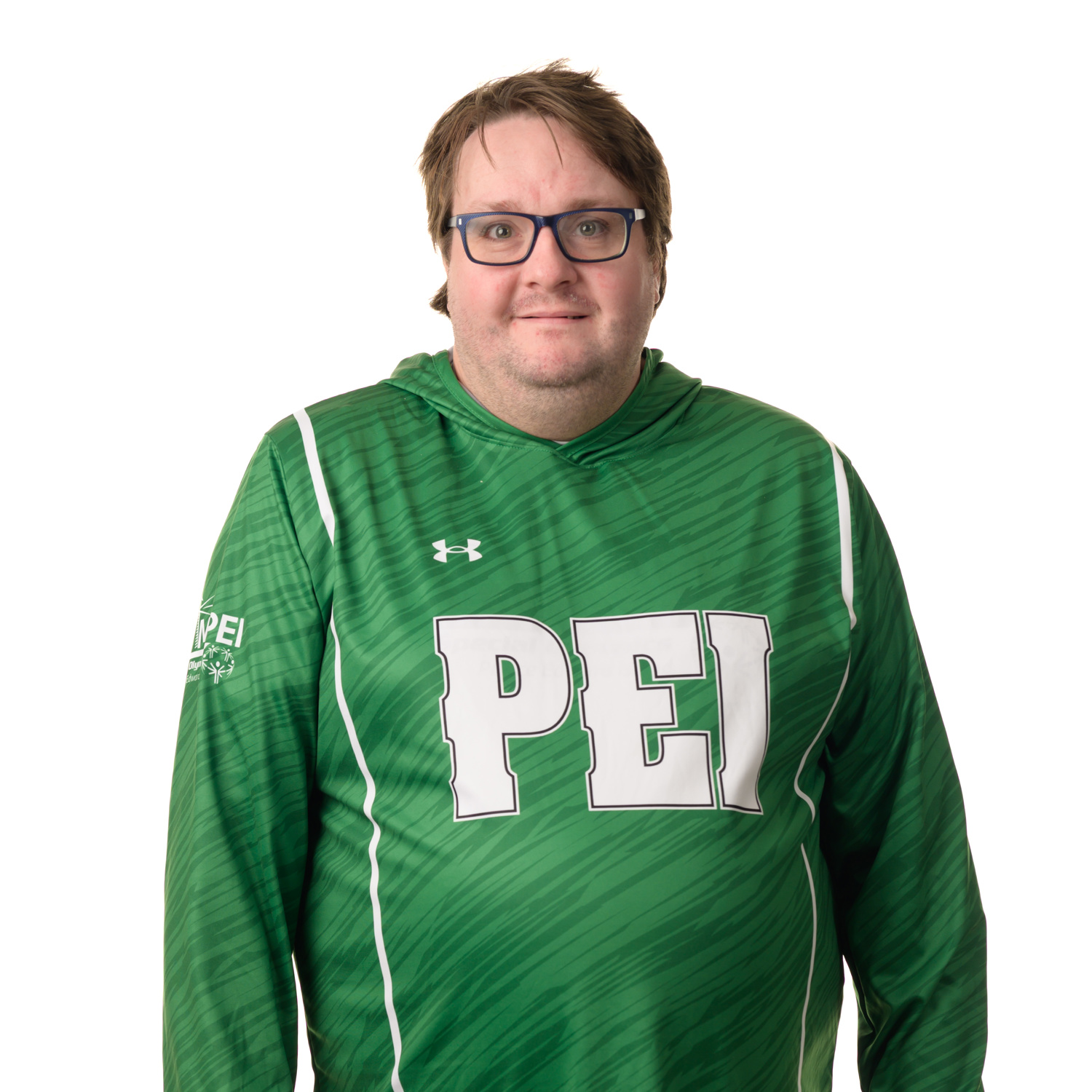 Team PEI 2026 Soccer athlete, Scott Brouseau, standing for a headshot 