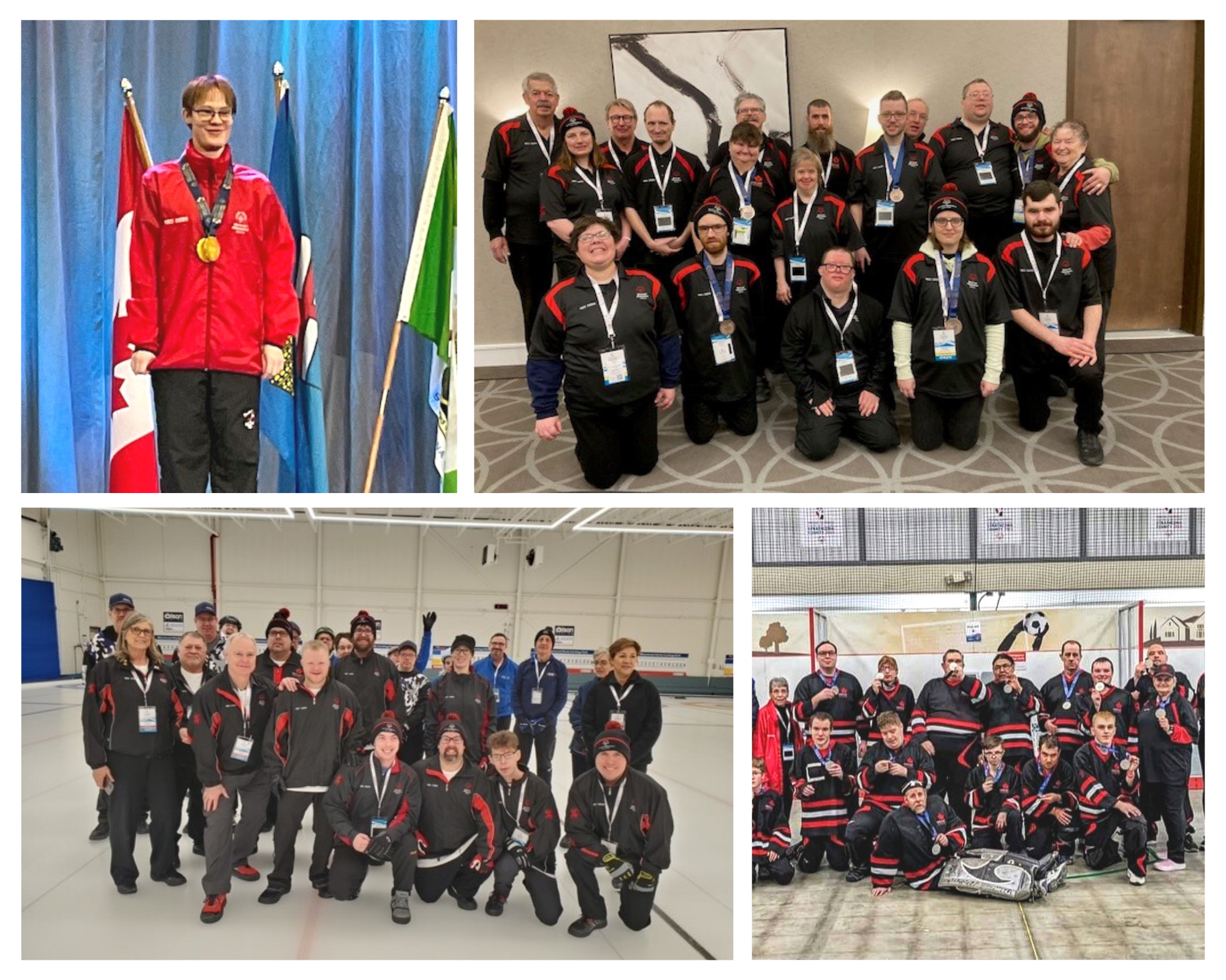 Athletes, coaches and volunteers at the 2023 SOA Winter Games