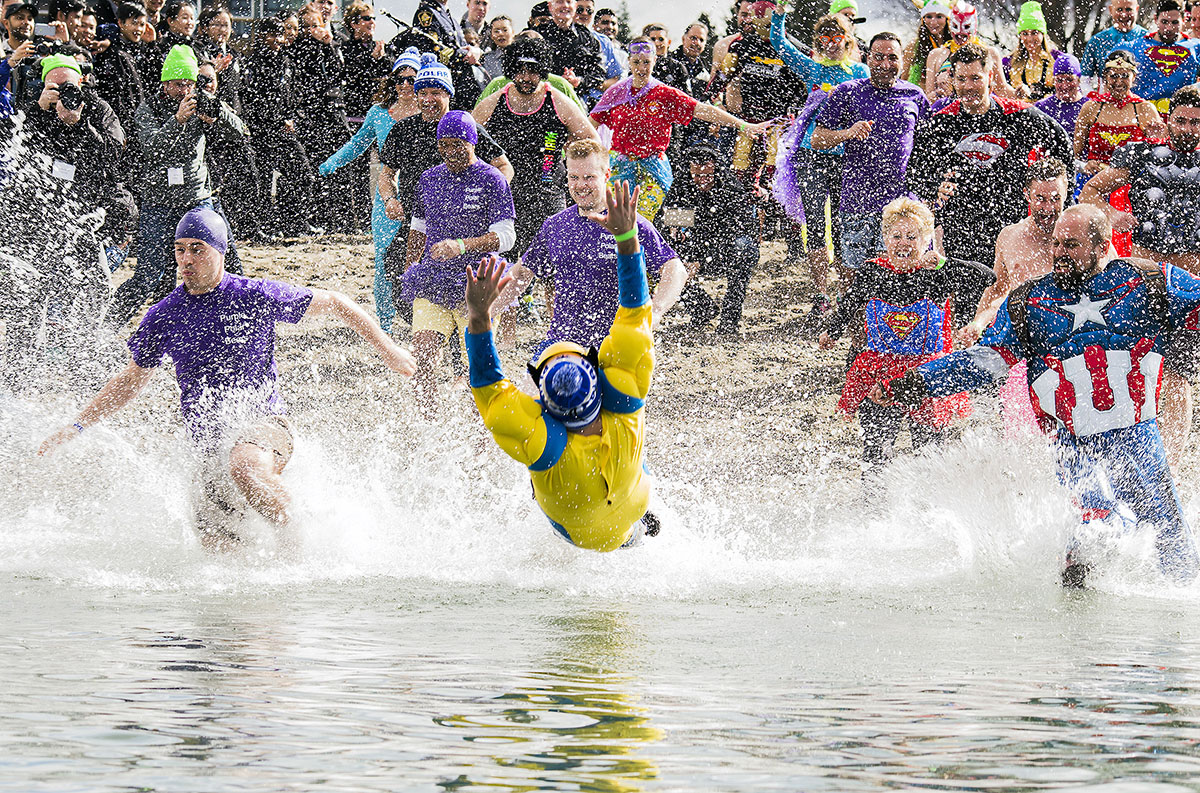 First Vancouver Polar Plunge for SOBC makes a big splash
