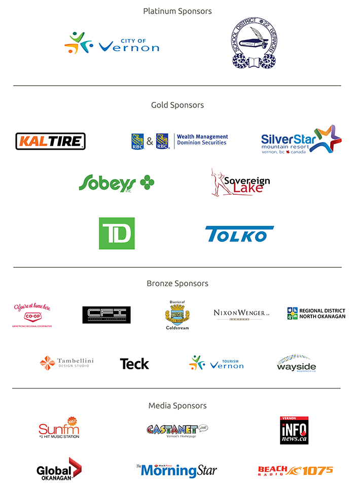 2019 Special Olympics BC Games Sponsors