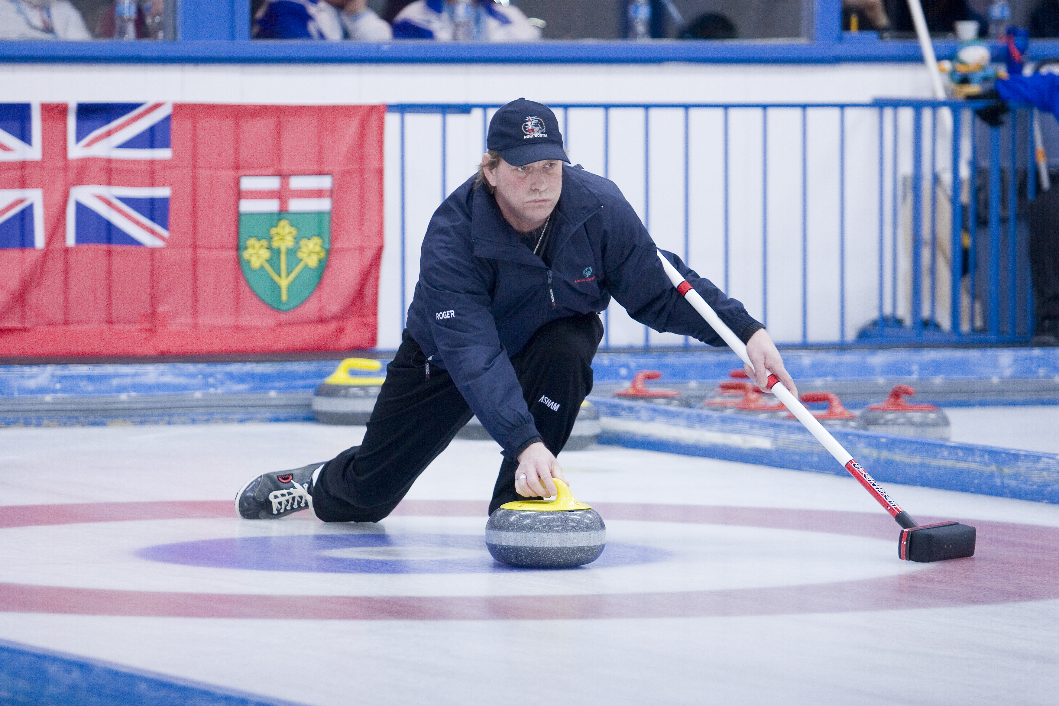 Special Olympics Curler