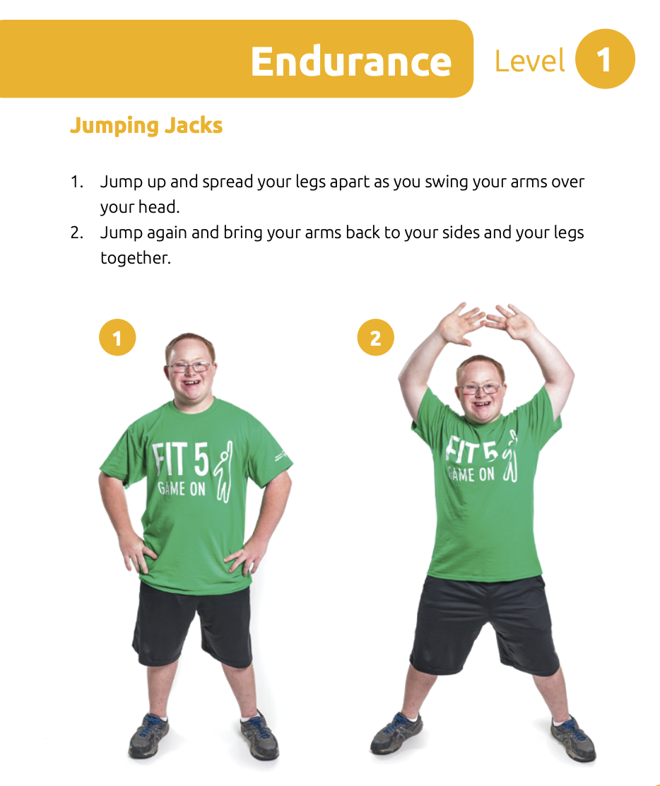 3 Levels of Jumping Jacks 