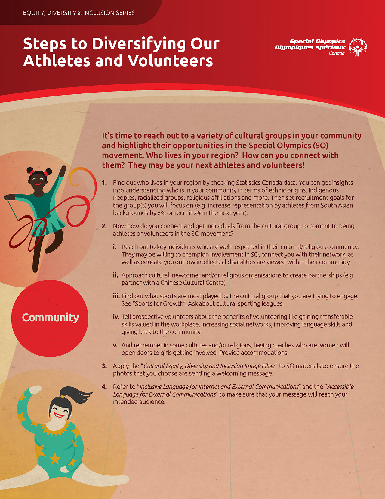 Diversifying Athletes & Volunteers