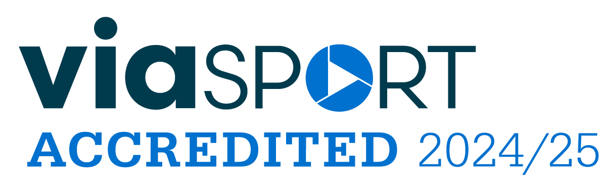 viaSport Accredited 2024-25 graphic