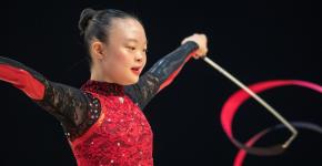 SO Team Canada rhythmic gymnast Kimana Mar competes at World Games.