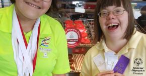 Special Olympics BC – Creston athletes Laila and Claire