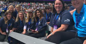 Dr. Carly McMorris at the 2018 USA Summer Games.