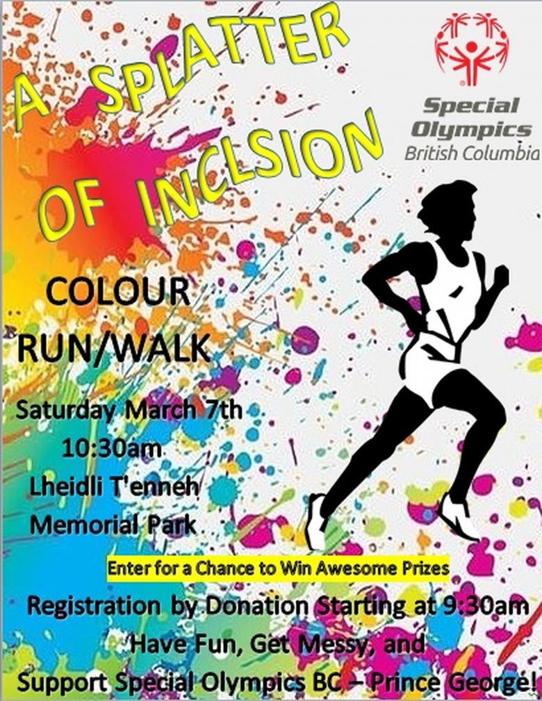 A Splatter of Inclusion Colour Run/Walk details