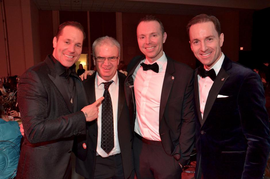 Paul, Mark and Sean with Special Olympics athlete Kevin Timberlake at LIMITLESS in November 2018.