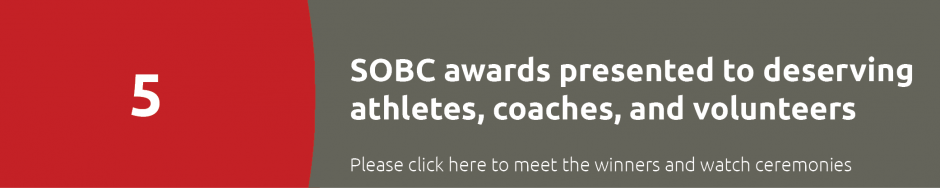 5 Special Olympics BC awards presented to deserving athletes, coaches, and volunteers