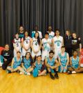 Bishop McNally Unified Basketball team