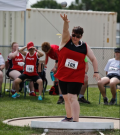 Lenoka competing in Shotput 