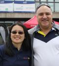 SOBC – Surrey athlete Susan Wang and Newmont Senior Vice President Projects Ivan Mullany in 2019. 