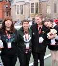 Unified Bocce Team from Sault Ste Marie pose for a photo in Toronto