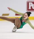 Molly performs on the ice