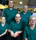 Special Olympics Team BC bowlers