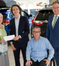 New Car Dealers Foundation group photo of four people